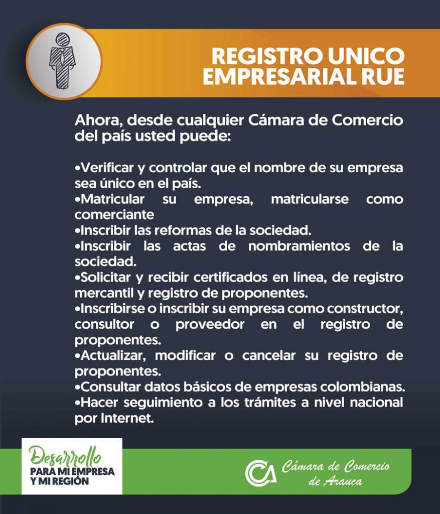 Matrícula de una persona natural | Cámara de Comercio de Arauca