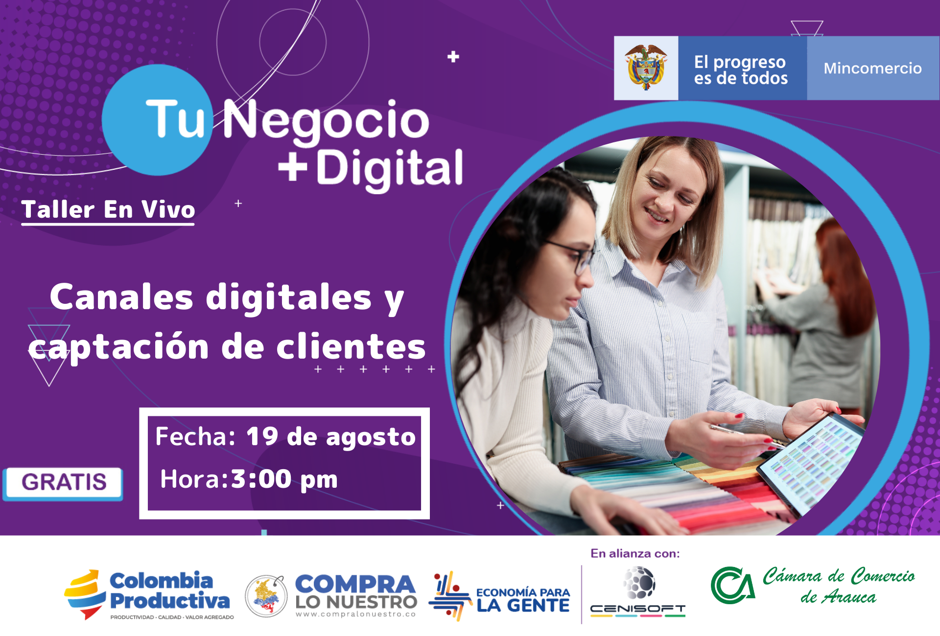 Taller: Canales digitales y captación de clientes