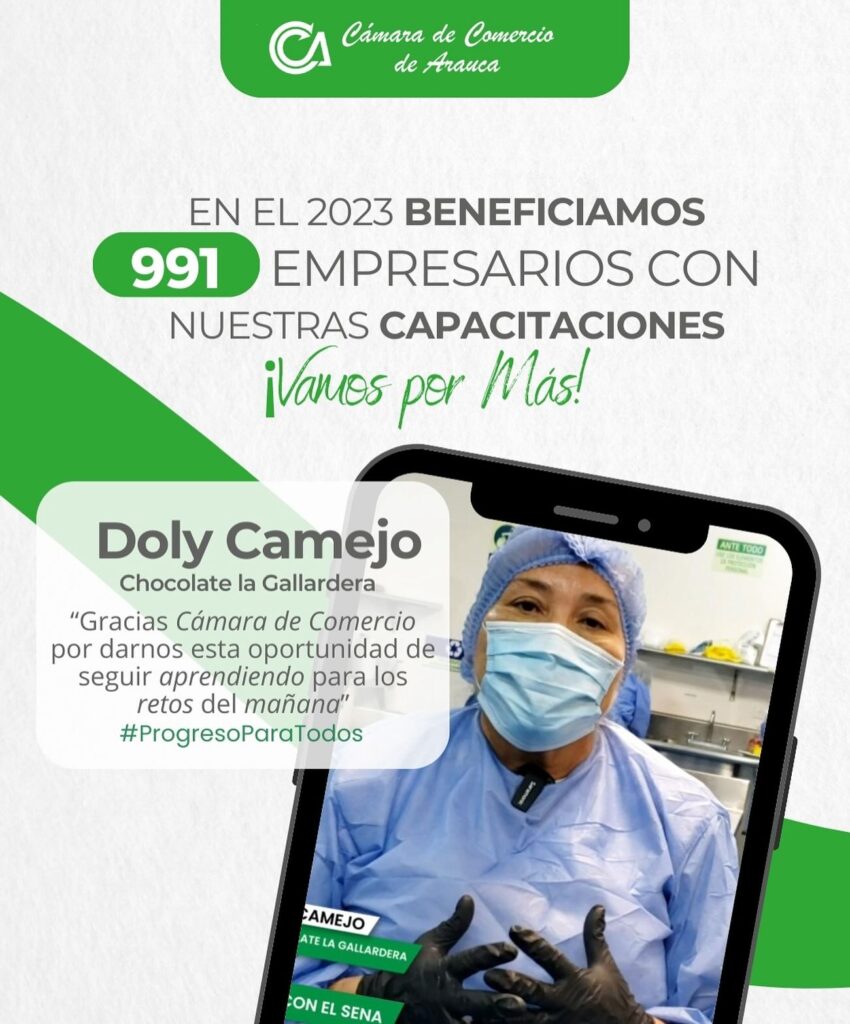 991 Empresarios se beneficiaron con capacitaciones en el 2023 - Cámara de Comercio de Arauca 991 Empresarios se beneficiaron con capacitaciones en el 2023 - Cámara de Comercio de Arauca