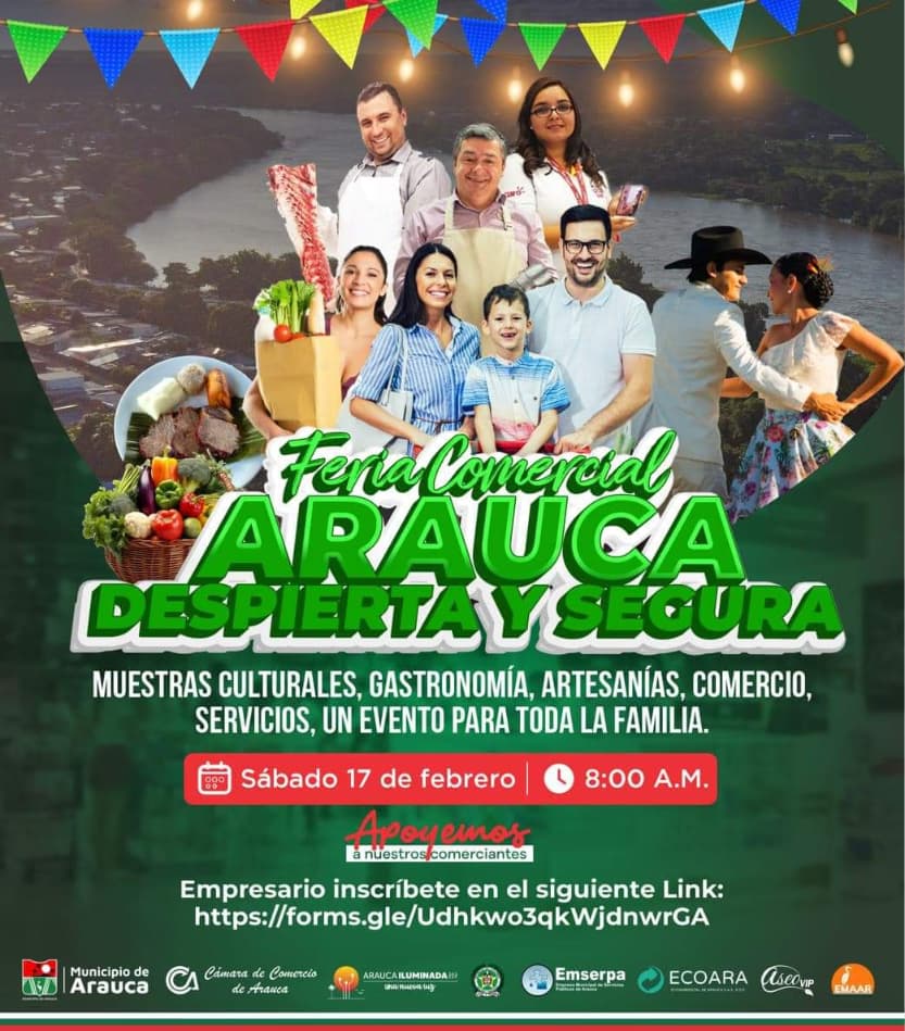 Feria Comercial Arauca Despierta y Segura 2024 - Cámara de Comercio de Arauca