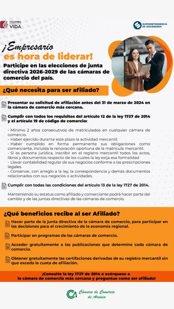 Empresario... es hora de liderar - Cámara de Comercio de Arauca