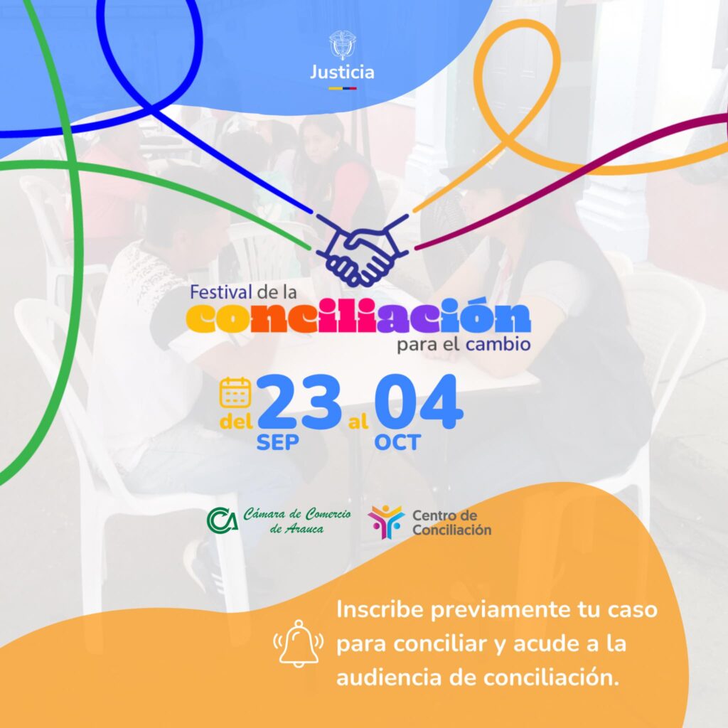 Festival de la Conciliación para el cambio - Cámara de Comercio de Arauca