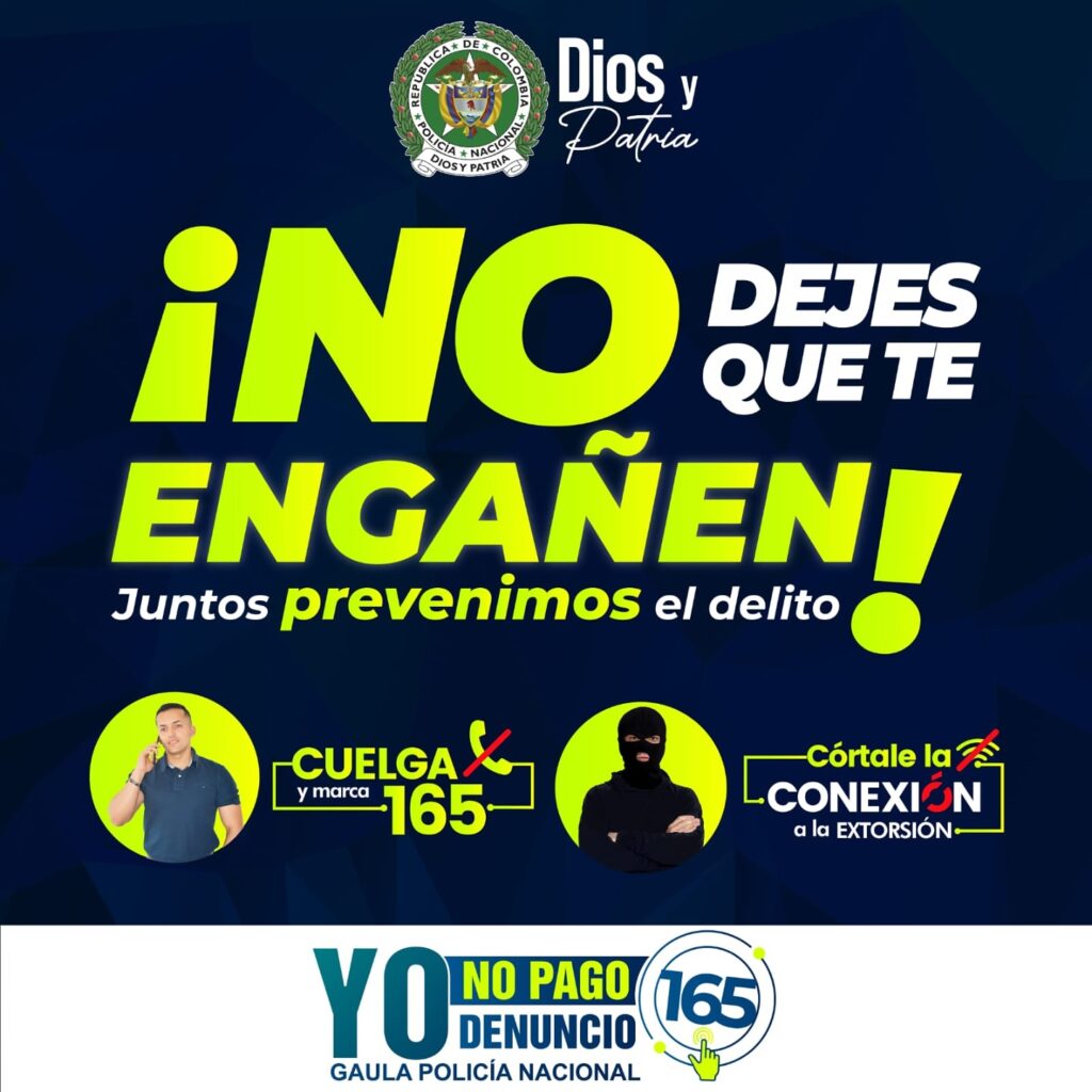 Nos Unimos a la Campaña #YoNoPagoYoDenuncio del GAULA de la Policía Nacional - Cámara de Comercio de Arauca