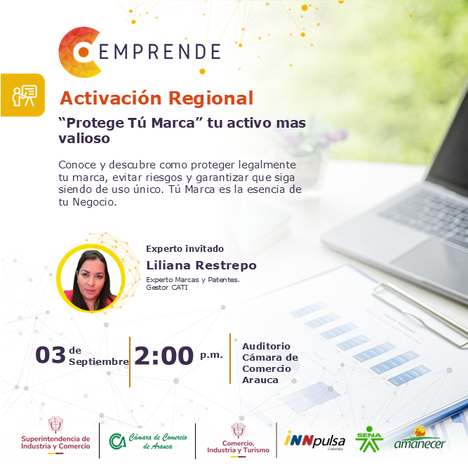 Protege tu marca: tu activo más valioso - Cámara de Comercio de Arauca Protege tu marca: tu activo más valioso - Cámara de Comercio de Arauca
