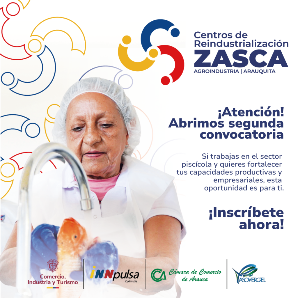 2da Convocatoria del Centro de #Reindustrialización ZASCA de Piscicultura - Cámara de Comercio de Arauca 2da Convocatoria del Centro de #Reindustrialización ZASCA de Piscicultura - Cámara de Comercio de Arauca