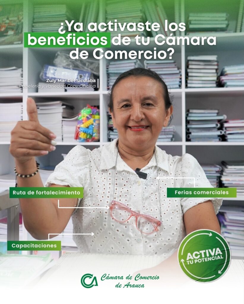 Activa tus oportunidades con la CCA - Cámara de Comercio de Arauca