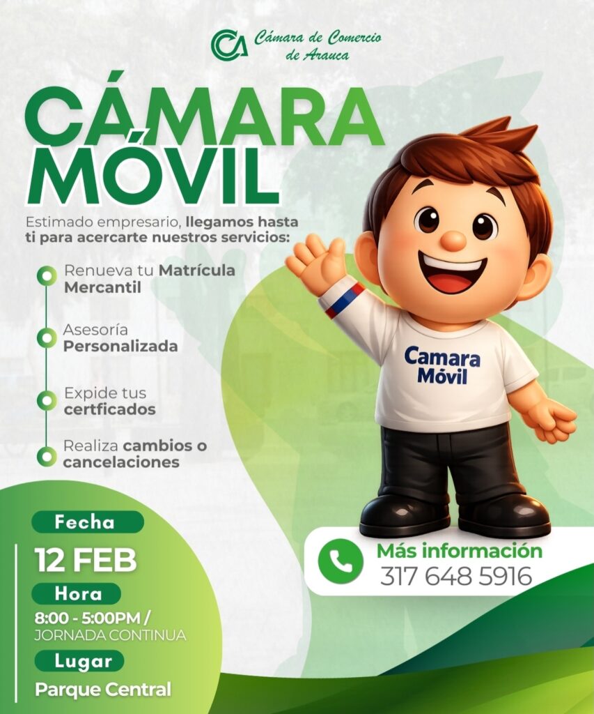 Cámara Móvil llega hasta Tí - Cámara de Comercio de Arauca