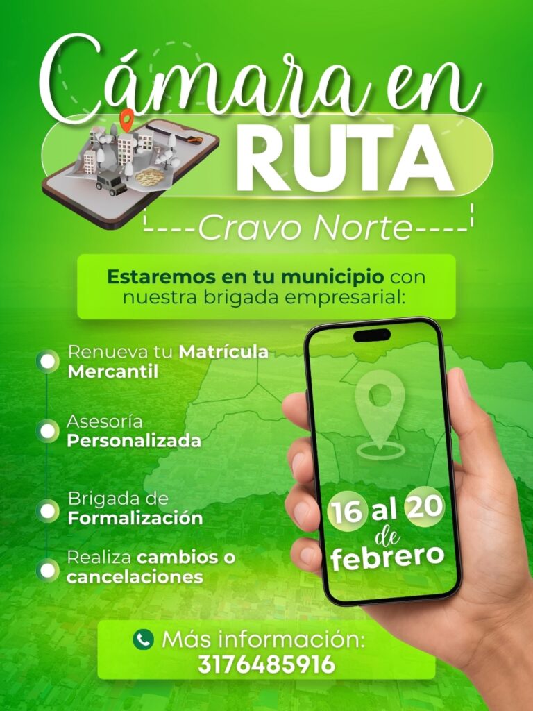 ¡Cámara en Ruta llega a Cravo Norte! - Cámara de Comercio de Arauca